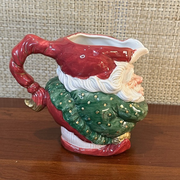 🎄🌟HP🌟VTG 1989 Fitz & Floyd Christmas Old World Elf Ceramic Pitcher - Picture 12 of 15